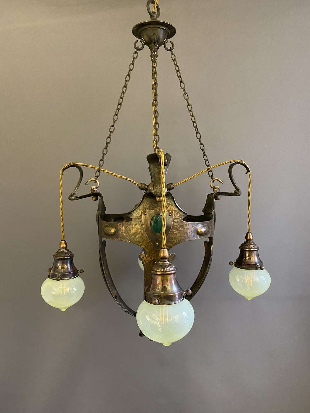 RESTORED ORIGINAL ARTS AND CRAFTS LIGHTING