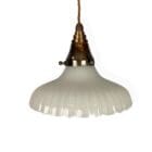 Small Moonstone Glass Pendant Light