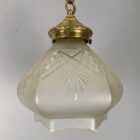 Antique Cut Glass Pendant Light (41070)