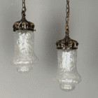 Art Nouveau Iridescent Pendant Light