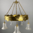 Arts and Crafts Ring Chandelier