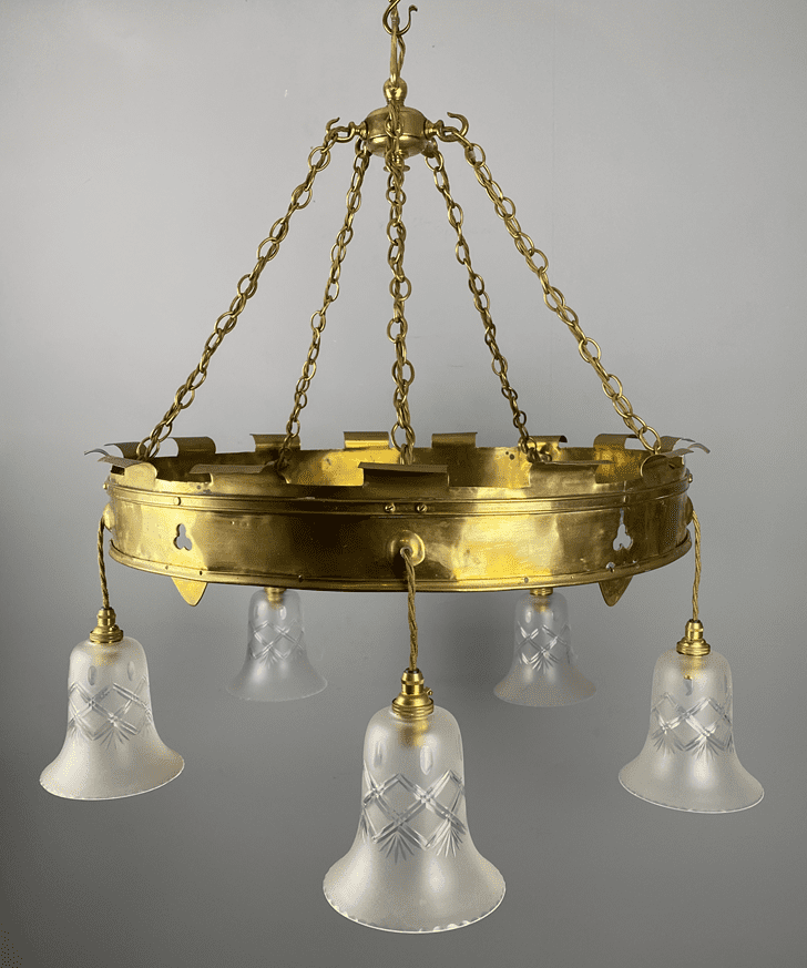 Arts and Crafts Ring Chandelier
