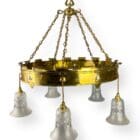 Arts and Crafts Ring Chandelier