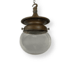 Small Clear Glass Globe Pendant Light