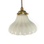 small antique moonstone glass pendant light