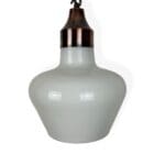 Mid Century Opaline Glass Pendant Light